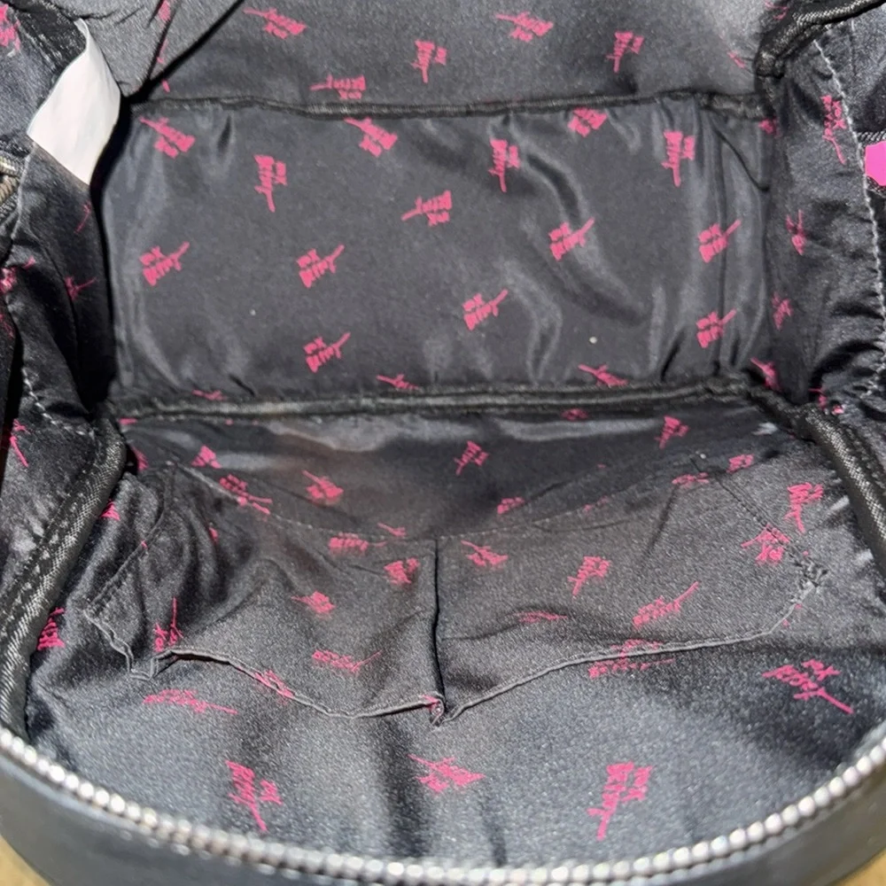 BETSEY JOHNSON Quilted Faux Leather Chain Backpack